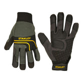 Stanley S77651 Synthetic Leather Multi-Purpose Gloves with Silicone Dotting - Large